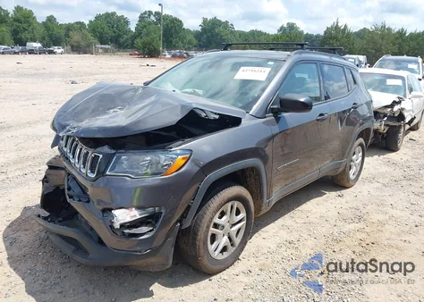 2018 Jeep Compass Sport 4X4 из США, поврежденный, VIN 3C4NJDAB3JT209831